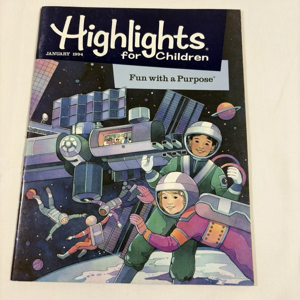 Vintage Highlights for Children Magazine Lot 1988 1989 1993 #500 1994 Set of 4